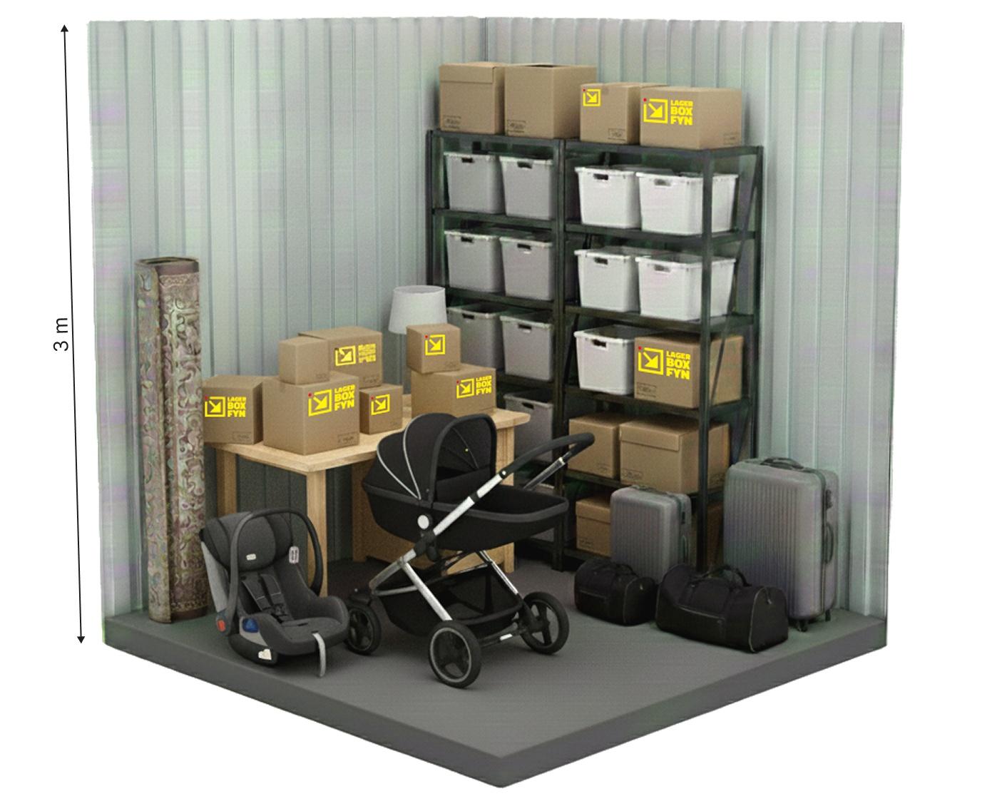 Lagerbox Fyn 6,8m2 h 3m